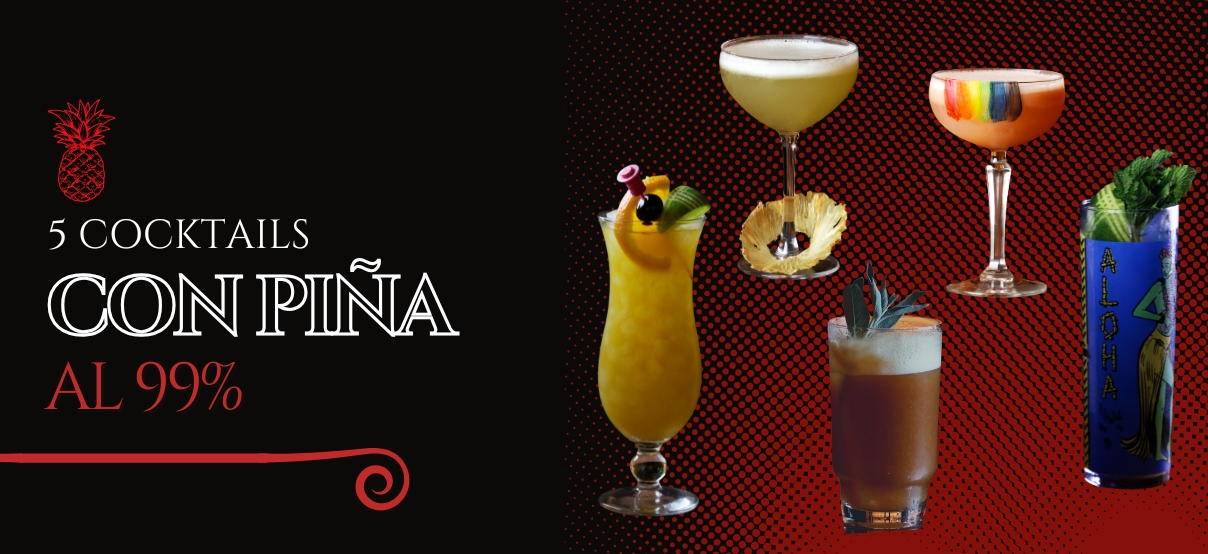  5 cócteles con piña para tu carta de verano en bares y coctelerías