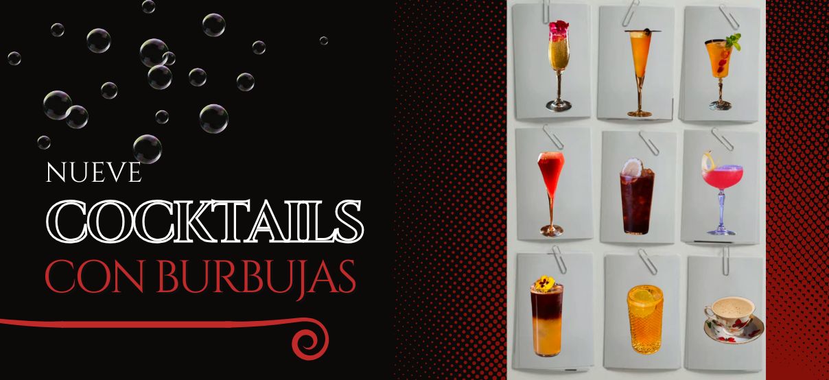 Cócteles con burbujas para cualquier momento del año