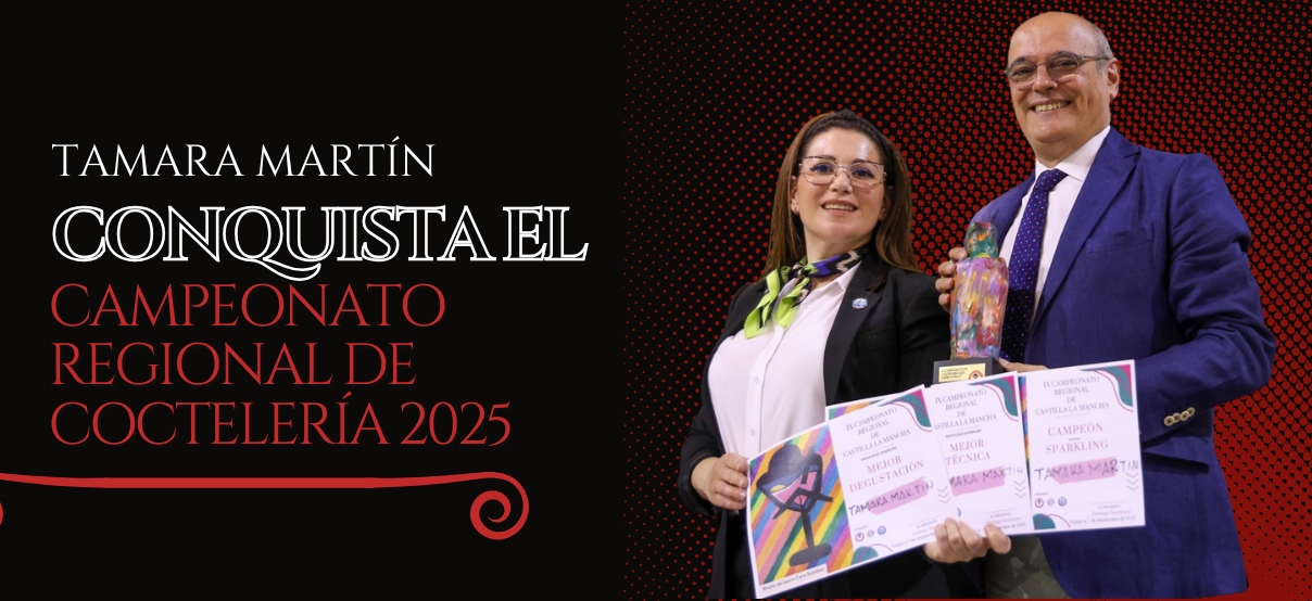 Tamara Martín conquista el Campeonato Regional de Coctelería 2025